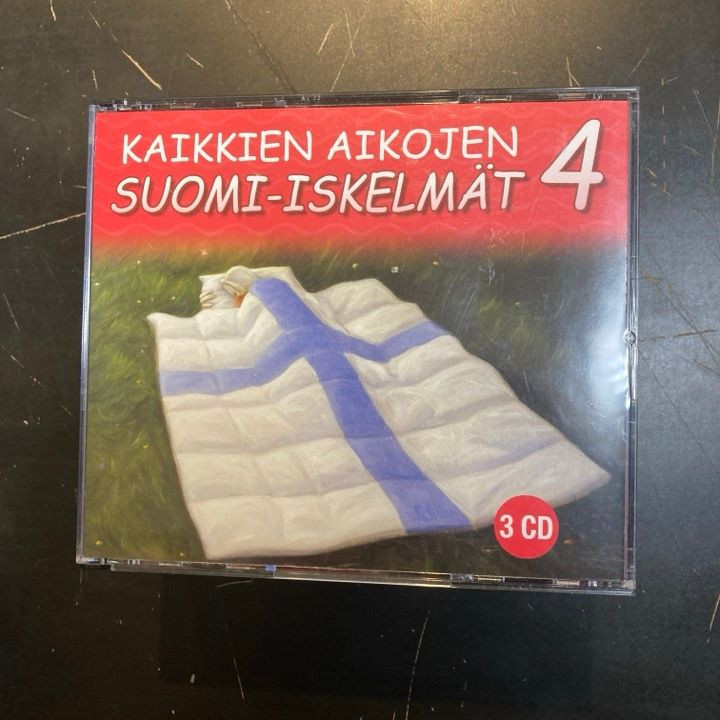 V/A - Kaikkien aikojen Suomi-iskelmät 4 3CD (VG+/M-)